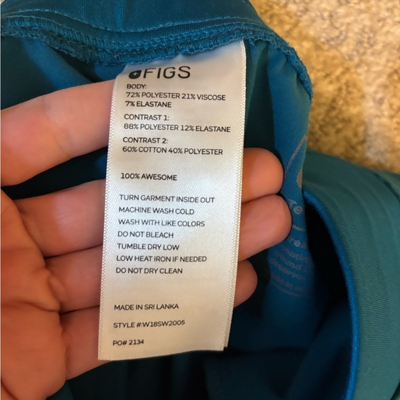 Teal Scrub Set - Picture 3 of 5